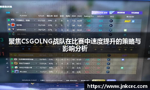 聚焦CSGOLNG战队在比赛中速度提升的策略与影响分析